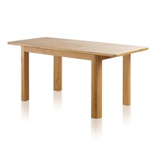 Oak Furnitureland Romsey Natural Solid Oak 6-8 Seater Extendable Dining Table