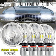 For Cadillac Eldorado 1958-1973 1974 4pcs 5 34 5.75 Inch Led Hilo Headlights