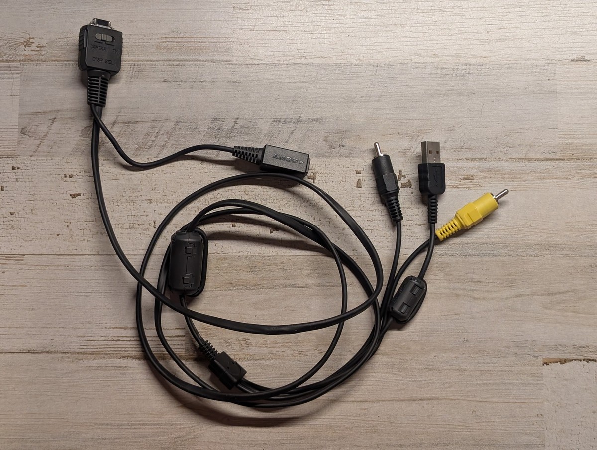 Sony VMC-MD2 USB/AV/DC Combined Cable OEM for Sony Camcorder | eBay