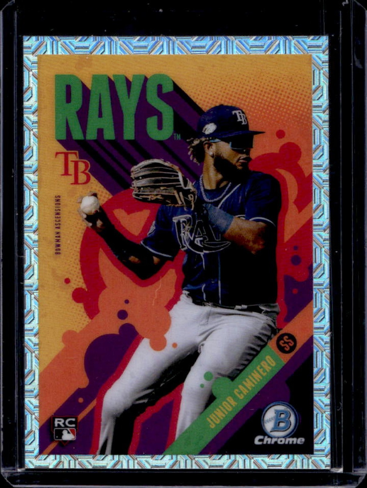 2024 Bowman Chrome Junior Caminero Ascensions Mega Box RC Mojo Refractor #BA-19