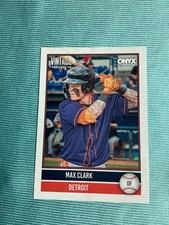 2026 Onyx Baseball Max Clark Base Card Detroit Tigers