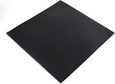 Solid Neoprene Rubber Sheet 1/16 Thick 12x12 Black Gasket Seal DIY Pad