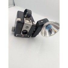 1950's Kodak Brownie Hawkeye Camera Flash Model W Kodalite Flasholder Untested