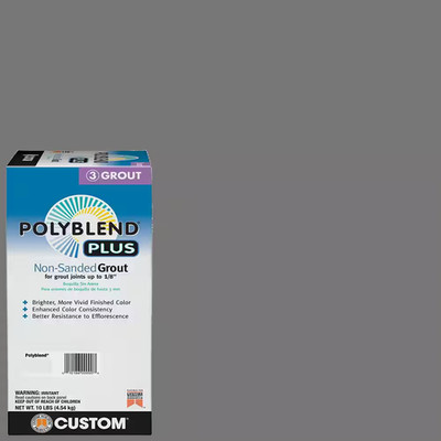 Polyblend plus #19 Pewter 10 Lb. Unsanded Grout
