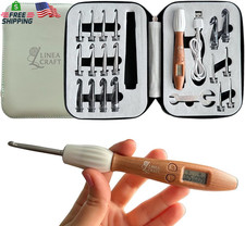 Counting Crochet Hook Set 18 Sizes Light Up Digital Ergonomic Kit