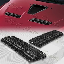 For 2008-2015 Mitsubishi Evolution 10 Carbon Fiber Air Intake Bonnet Hood Vents