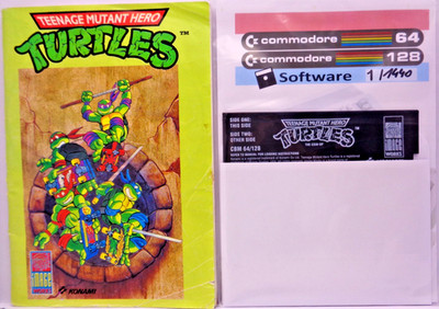 COMMODORE 64/128 -- TEENAGE MUTANT HERO TURTLES (iMAGE WORKS - DISK)