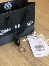 Chrome Hearts Silver Tiny E Plus Band Ring US...