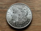 1921 Morgan Silver Dollar Uncirculated condition
