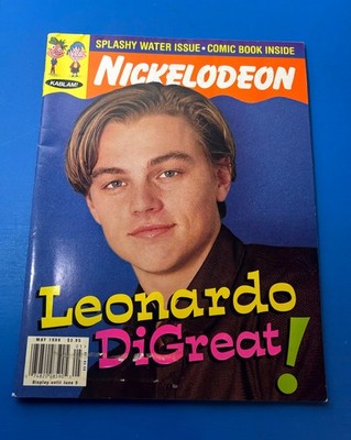 Nickelodeon Magazine May 1998 - Leonardo DiCaprio - 90s Nostalgia