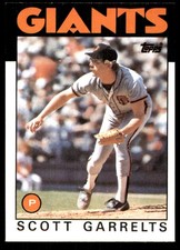 Scott Garrelts 1986 Topps #395 Giants MLB READ FREE SHIPPING AutographDen
