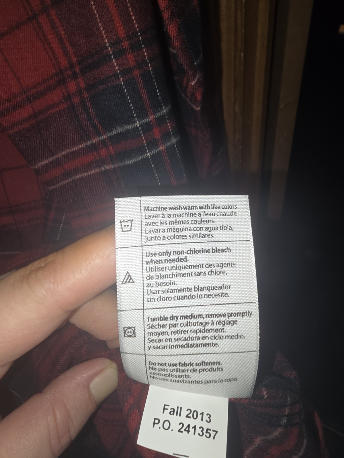 Carharrt Men's Relaxed Fit Long Sleeve Flannel Shirt Red, Size 2XL TALL thumbnail 6