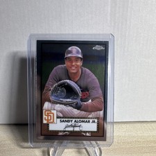 Topps 2021 Chrome Platinum Sandy Alomar Jr. #685 Padres Baseball Card