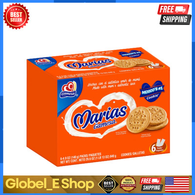 Gamesa Marias Cookies 4.9 oz, 6 Count (128 cookies)