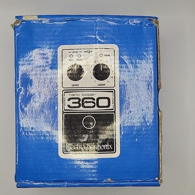 Used Electro-Harmonix EHX Nano Looper 360 Guitar Effects Pedal With Box Excelle
