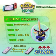  6IV SHINY Kingambit + EVS  POKEMON HOME Cham...