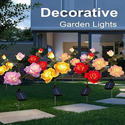 Waterproof & Solar Color Landscape Garden Lights, 60MAH 1PC for Home (Blue)