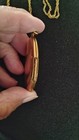 VINTAGE GOLDFILLED GOLD FILL FLORAL ETCHED PICTURE LOCKET W 22" GF CHAIN Nice — photo 4