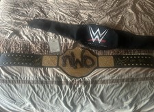 ULTRA RARE! WCW/NWO Official Replica Title Belt Signed By Hogan, Nash & Hall!!