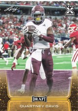 2020 Leaf Draft #52 Quartney Davis Gold