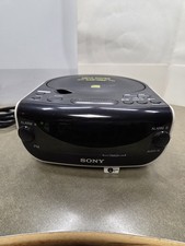 Sony Dream Machine ICF-CD815 Dual Alarm Clock Radio AM/FM CD Player - Tested