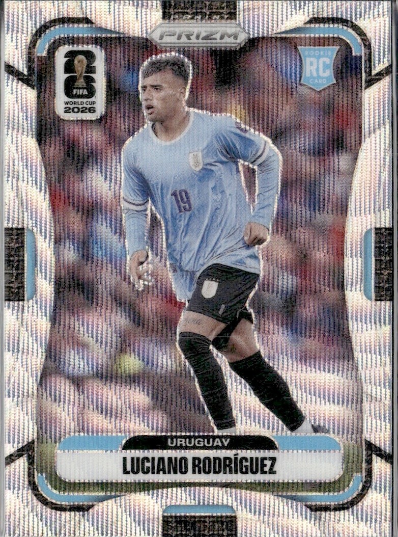 2026 Panini Prizm FIFA World Cup #123 Luciano Rodriguez Wave Prizm Uruguay RC