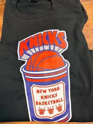 SALE 30%  REPRINT New York Knick$ Coffee Cup Black or Royal T-Shirt All Size