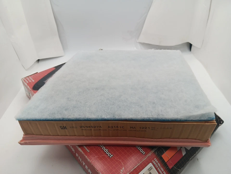 Filtro de aire AC Delco A3141C para 11-16 Chevy GMC 6,6 L Duramax diésel OEM lavable Foto 3 de 3