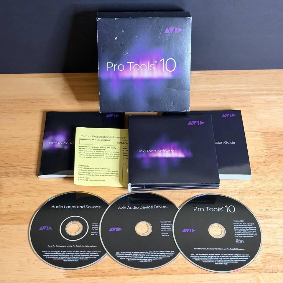 Avid Protools 10 Digital Audio Work Station Software for Windows 7- Missing iLok - Image 3 of 4