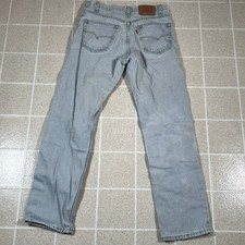 Vintage Levis 505 Light Wash Blue Jeans Sz 32x31 Made In USA Distressed Straight