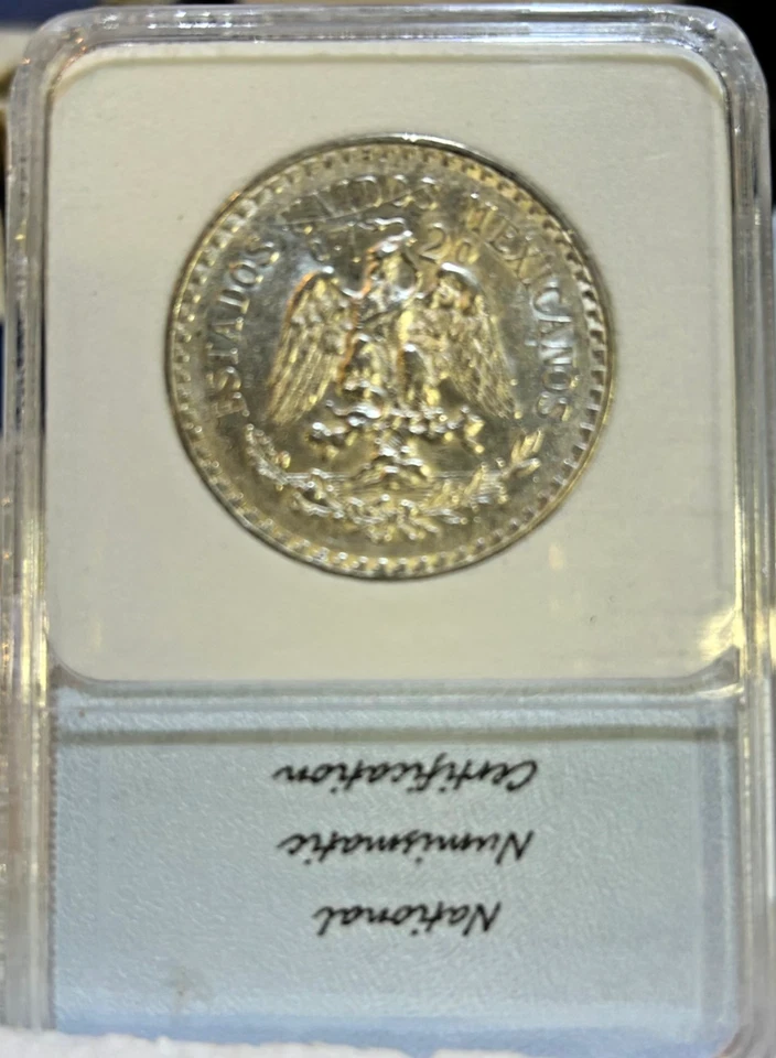 1926 Beautiful Mexico Mint Silver Peso - Nice Lusture - Image 2 of 4