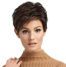 Raquel Welch Advanced French Wig RL4/6 Black Coffee Color Average Size Hairuwear