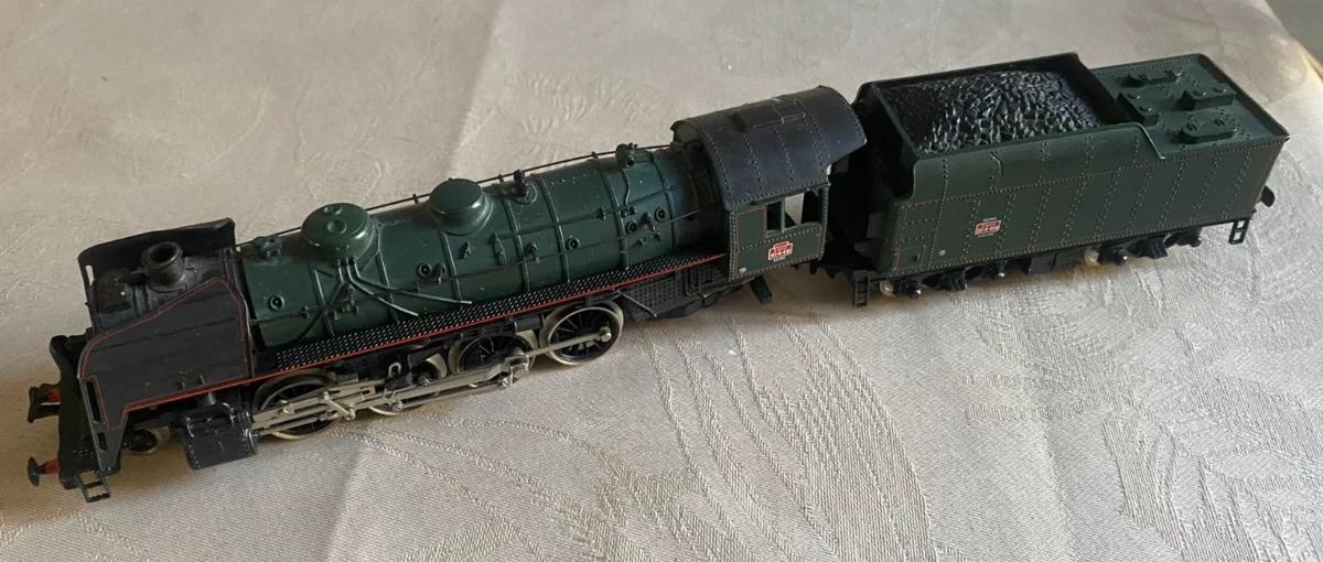 Locomotive Vapeur Jouef 141 R 416 – SNCF Verte – Echelle H0 1:87 – Occasion