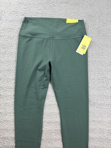 All in Motion Girl's Size XXL (16-18) Everyday Soft High Rise Leggings Green - Picture 4 of 8
