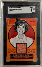 2014 panini golden age Jaqueline “Jackie” Kennedy Museum Age Material SGC 7