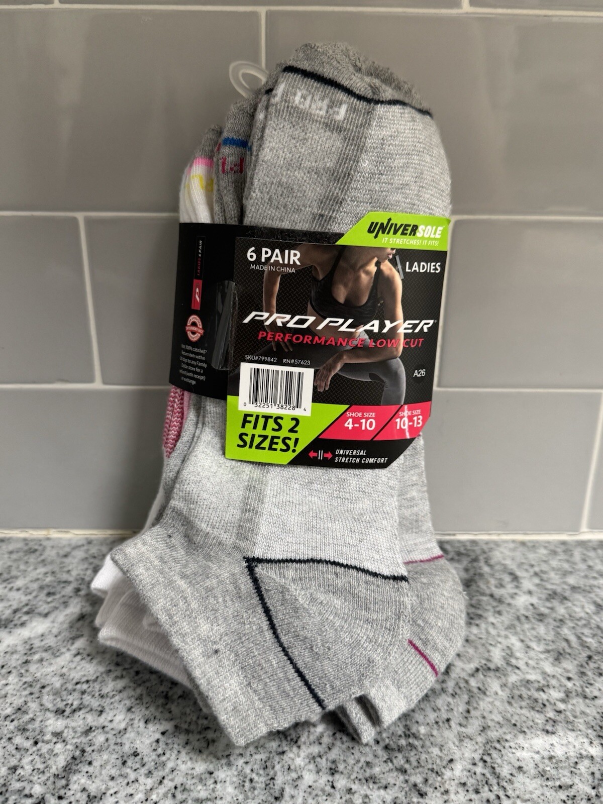 SAOLA 6 Paia Donna Pro Player Taglia 4 10 Performance Taglio Caviglia Suola Unilever È Elasticizzata