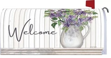 Lilac Pitcher Mailbox Makeover Cover Standard Size