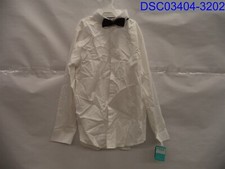 Van Heusen, Boys XL, White Dress Shirt  Bow, Armpit to Armp it 17", Length 28"