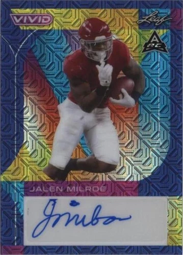 2023 Leaf Vivid Jalen Milroe #BA-JM1