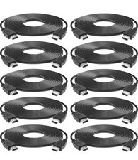 HDMI Cable 10 Pack 3ft, 18Gbps High Speed HDMI Braided Cord,1080p 60Hz,Dolby New