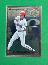 1996 Leaf Preferred Baseball #36 of 77 Darren Daulton Steel