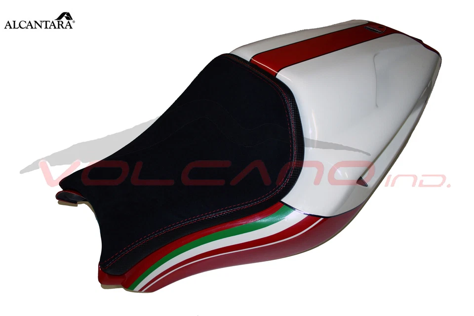 Ducati 748 916 996 998 1994-2004 Volcano Design Sitzbezug Rot Anti Slip - Bild 2 von 2