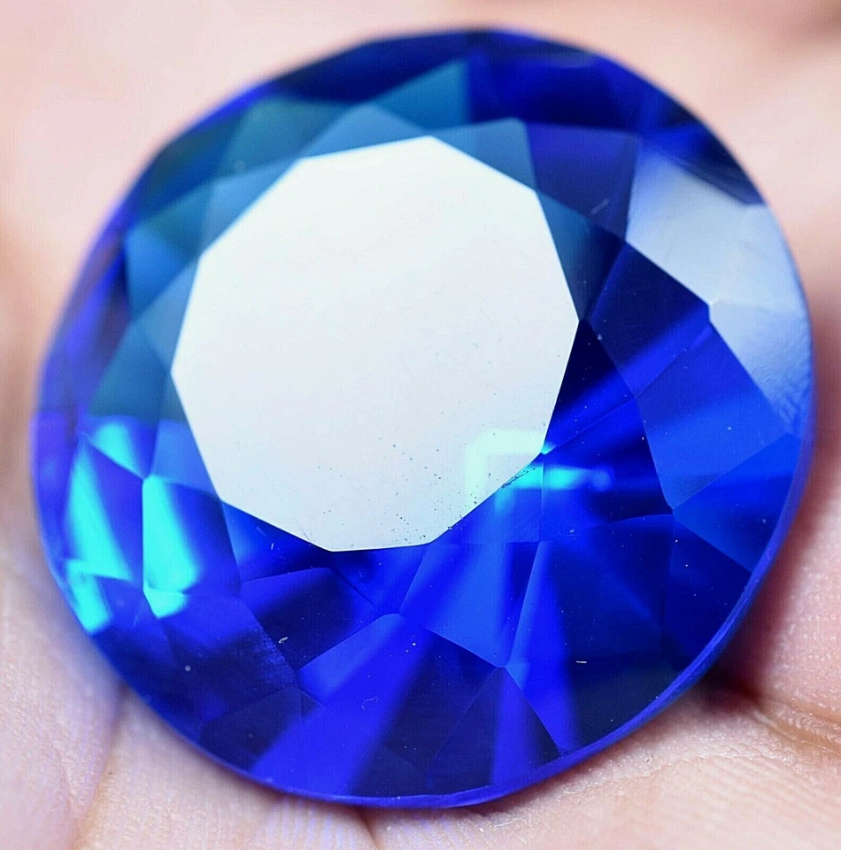 Lab Created 54.25 Ct Lustrous Blue Tanzanite GGL Certified Sparkling AAA+ Gem - Image 2 of 4