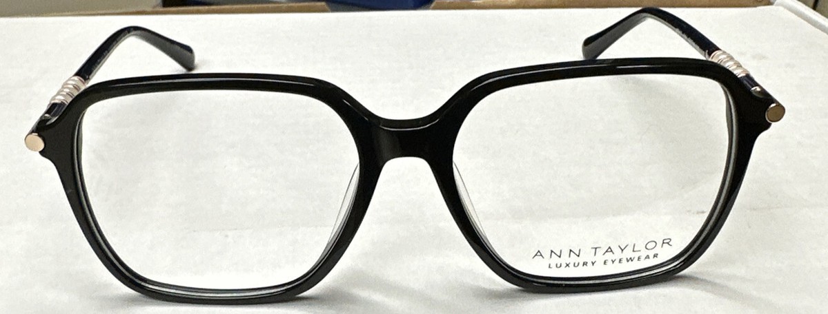 Ann Taylor At317 C01 Dark Black Horn Authentic Eyeglasses 55-16-140 Ann Taylor Women main image 4