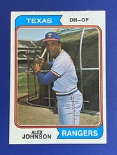 ⚾ 1974 Topps Baseball Base Card #107 Alex JOHNSON - EXMT or better ⚾