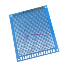 2Pcs FR4 Single Side Prototype PCB Tinned Universal 7x9 cm Breadboard 70mmx90mm
