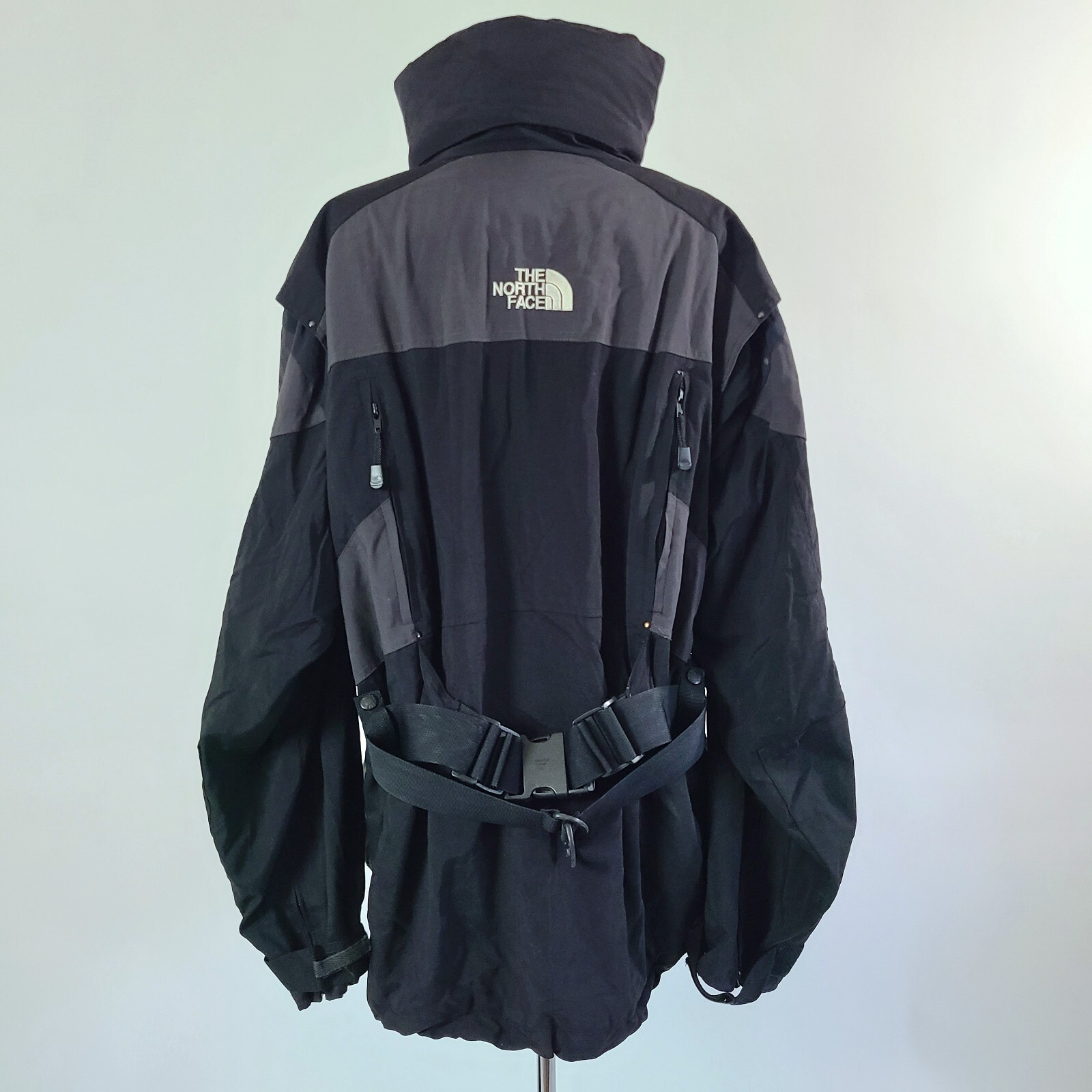 Vintage 90s Black Grey The North Face Steep Tech Apogee Scot Schmidt Jacket RARE image 4