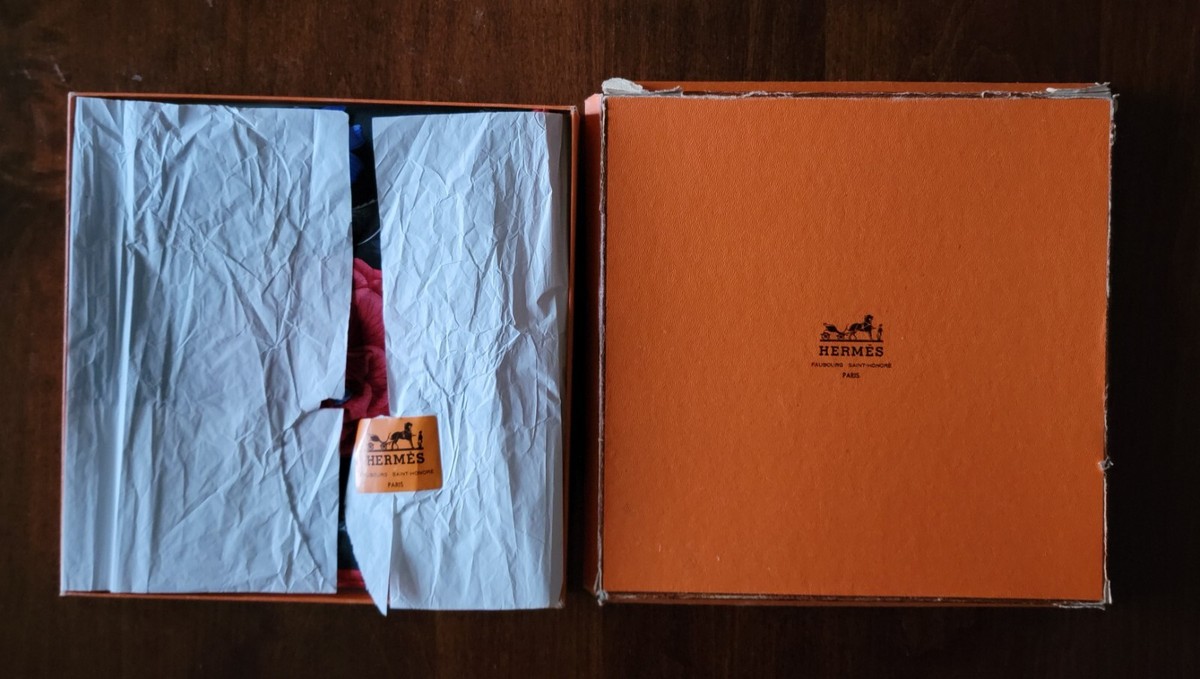 VINTAGE HERMES PARIS FLEURS DE L'OPERA 1989 SILK SCARF