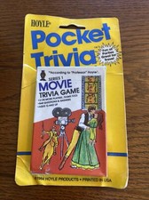 Vintage 1984 Professor Hoyle's Movie Trivia Game Series 1 Card Deck 7030 Sealed