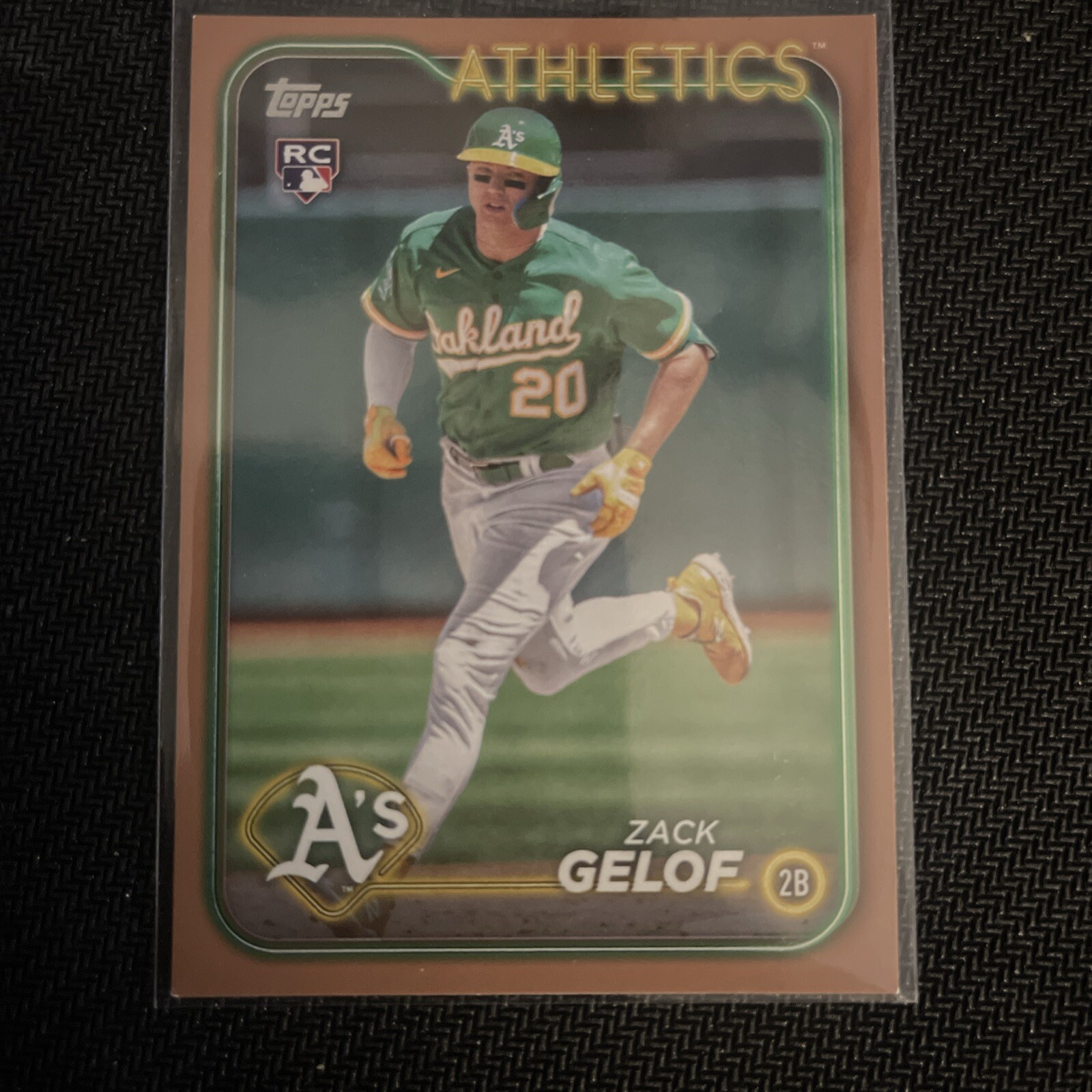 2024 TOPPS SERIES 1 GOLD PARALLEL ZACK GELOF ROOKIE NUMBERED /2024 #166 RC